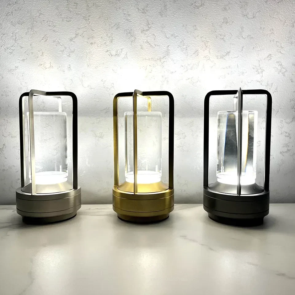 Lanta LED Tafellamp - Grijs