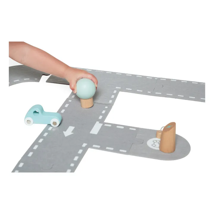 Janod Circuit de voitures en feutrine
