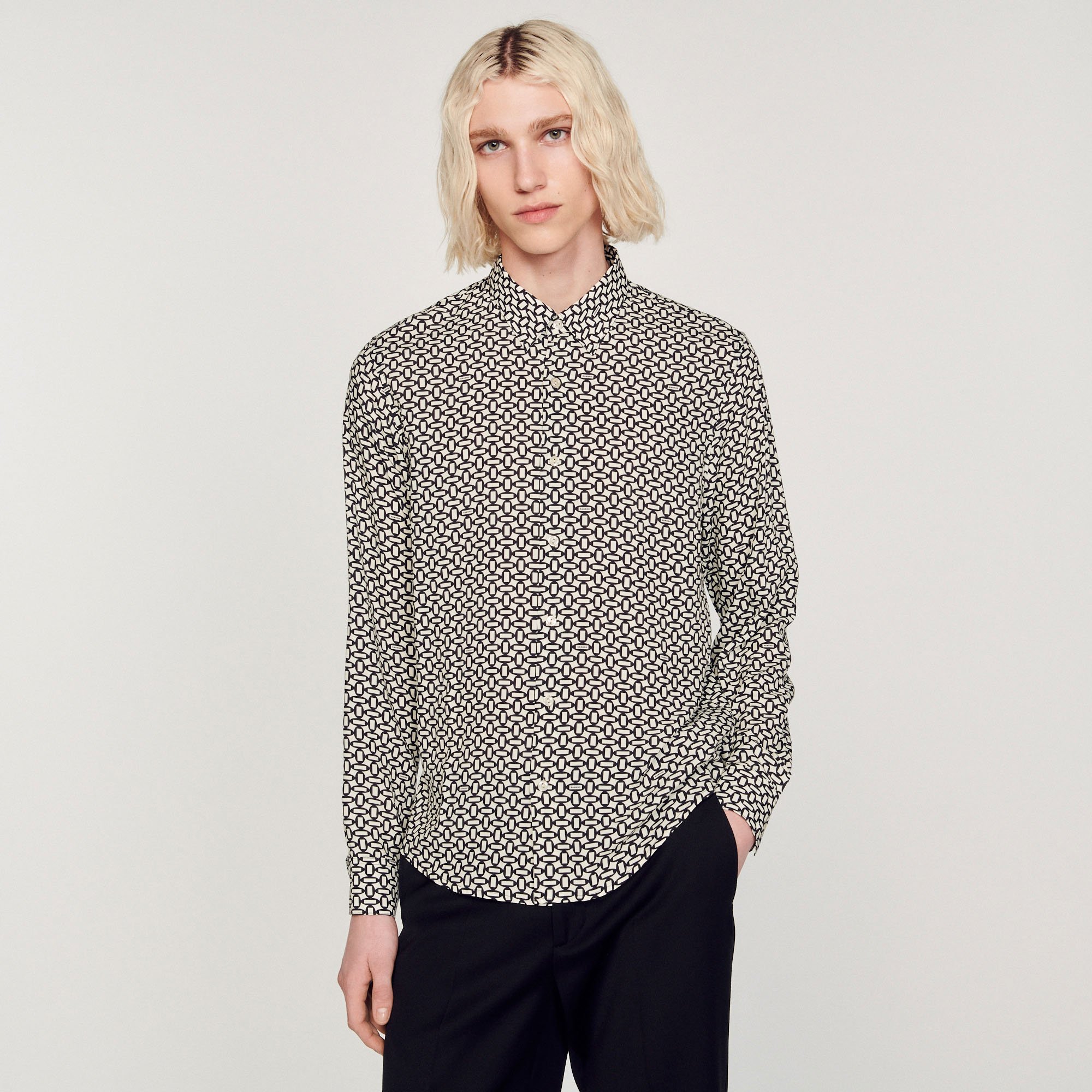 Chemise fluide imprimee