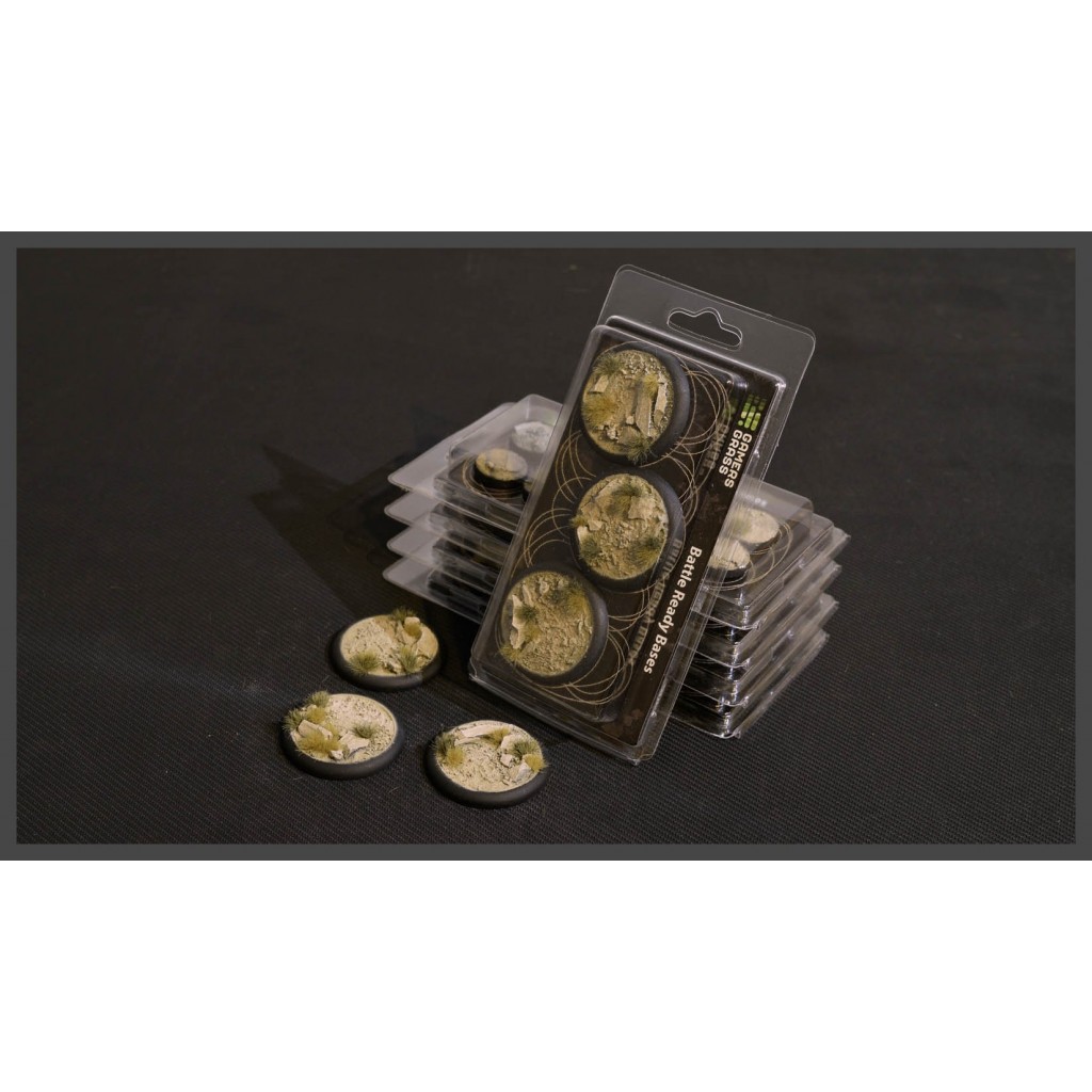 Arid Steppe Bases, Round Lip 50mm (x3)