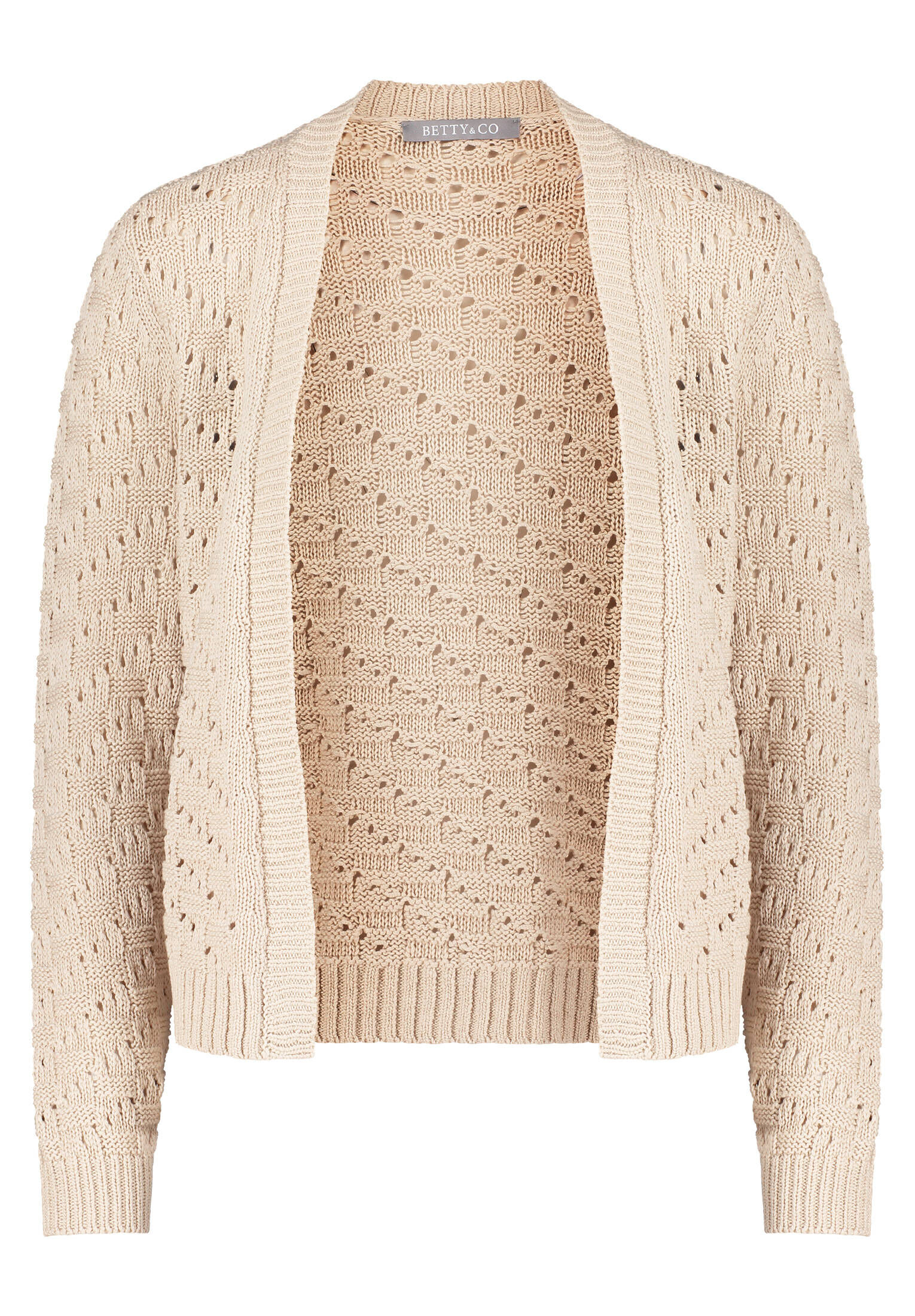 Betty & Co| Damen Strick-Cardigan ohne Verschluss