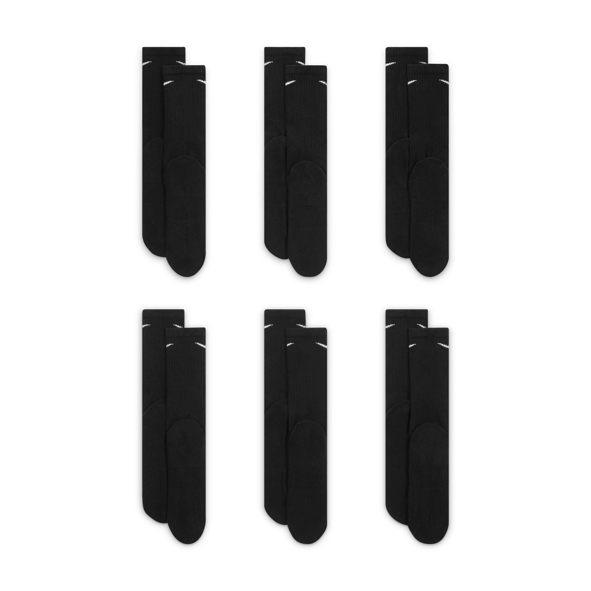 Nike Everyday Cushioned Training Crew Socks (6 Pairs)
