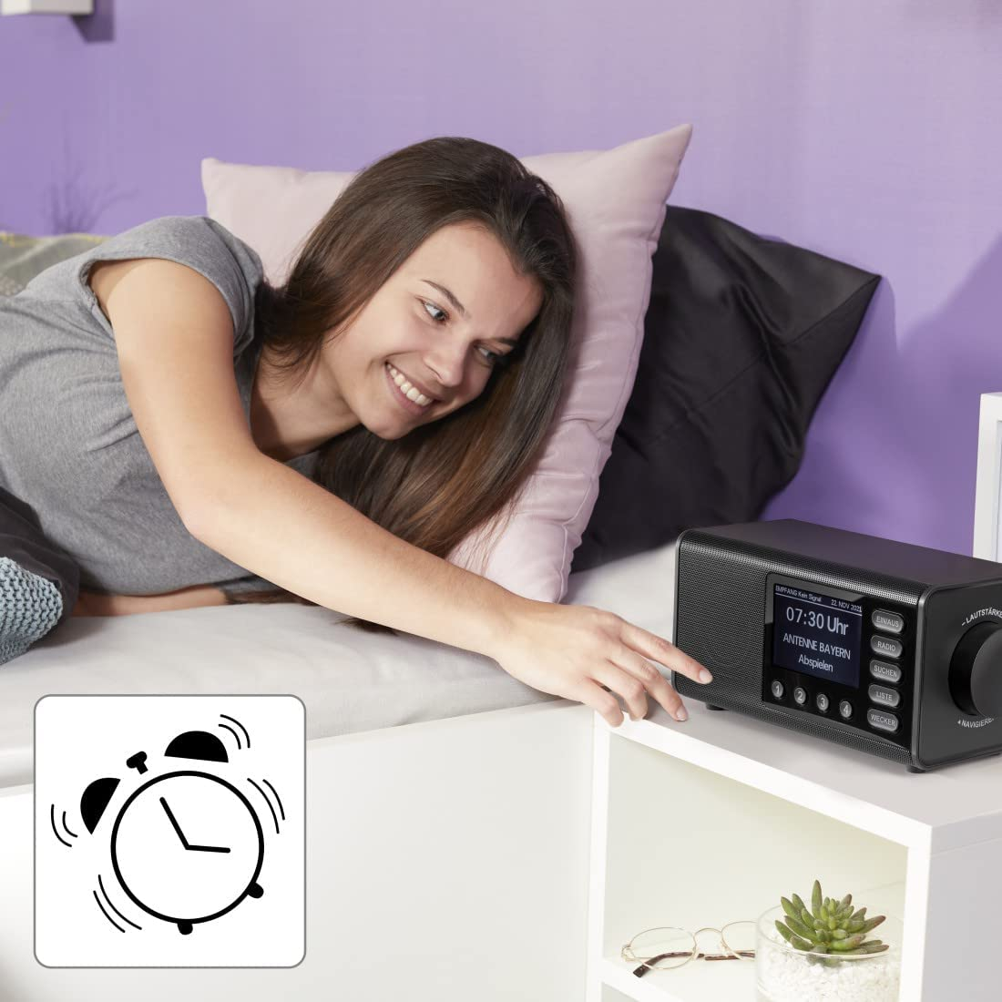 DR1000DE Digitalradio DAB/DAB  FM Radio mit 4