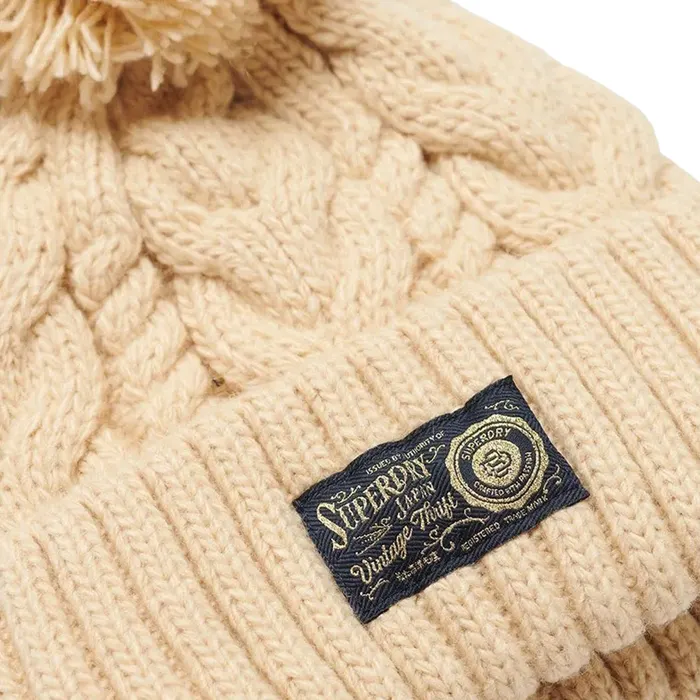 Superdry Chunky Cable Beanie Dames