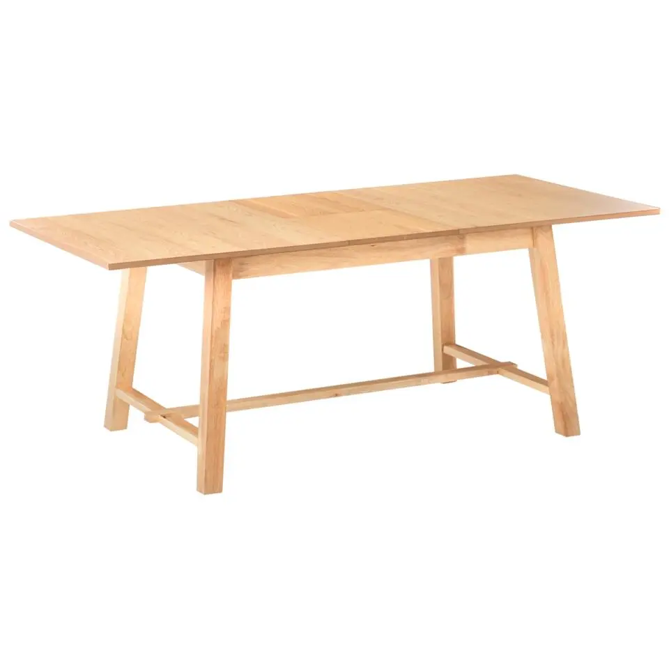BARNES - Eettafel - Lichthout - 160/200 x 90 cm - MDF
