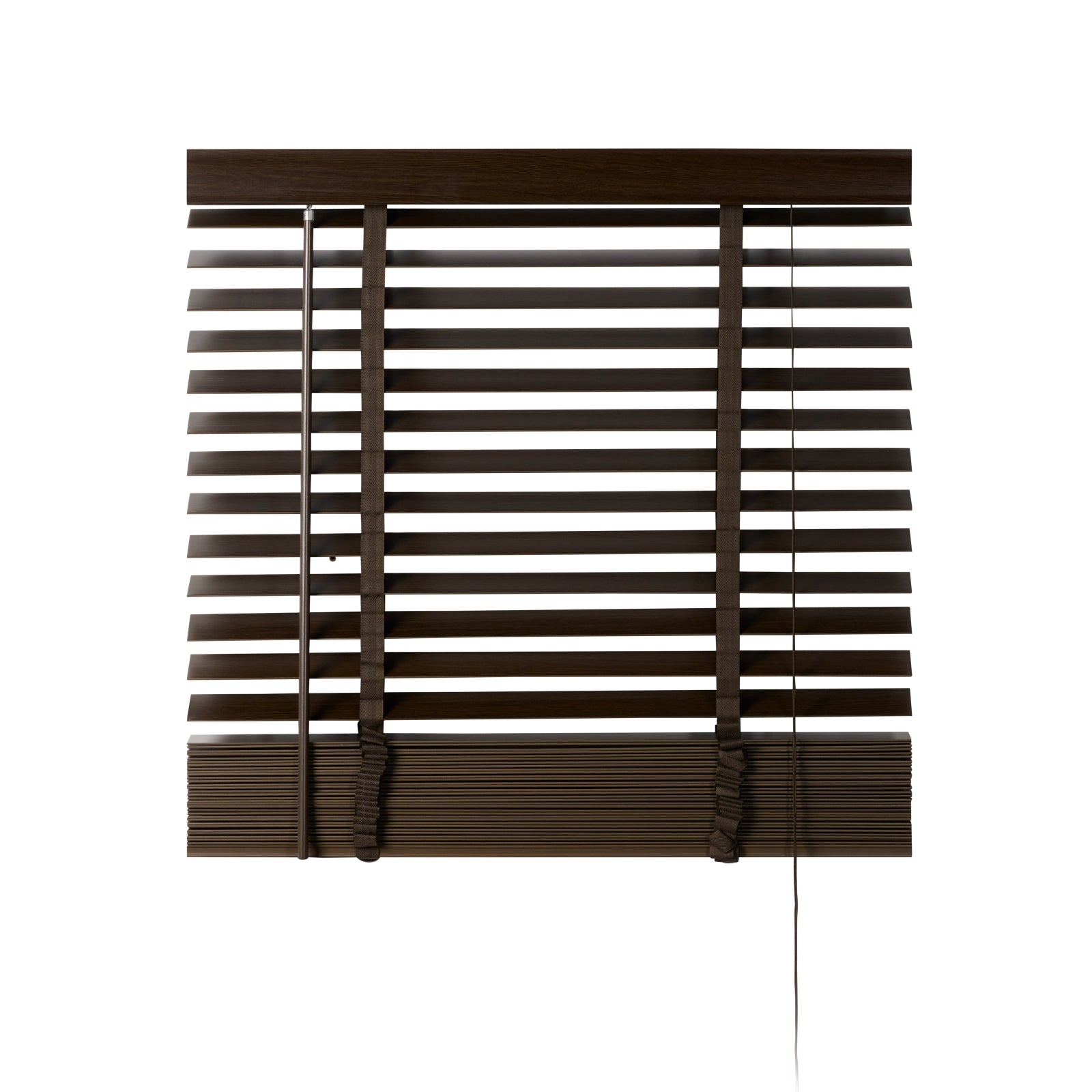 Jaloezie Hout Bruin - Hout - 80x210x5cm (BxHxD)