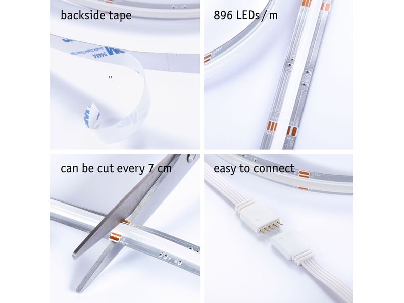 Paulmann MaxLED1000 LED Strip Full-Line COB 3 m Light Stripes