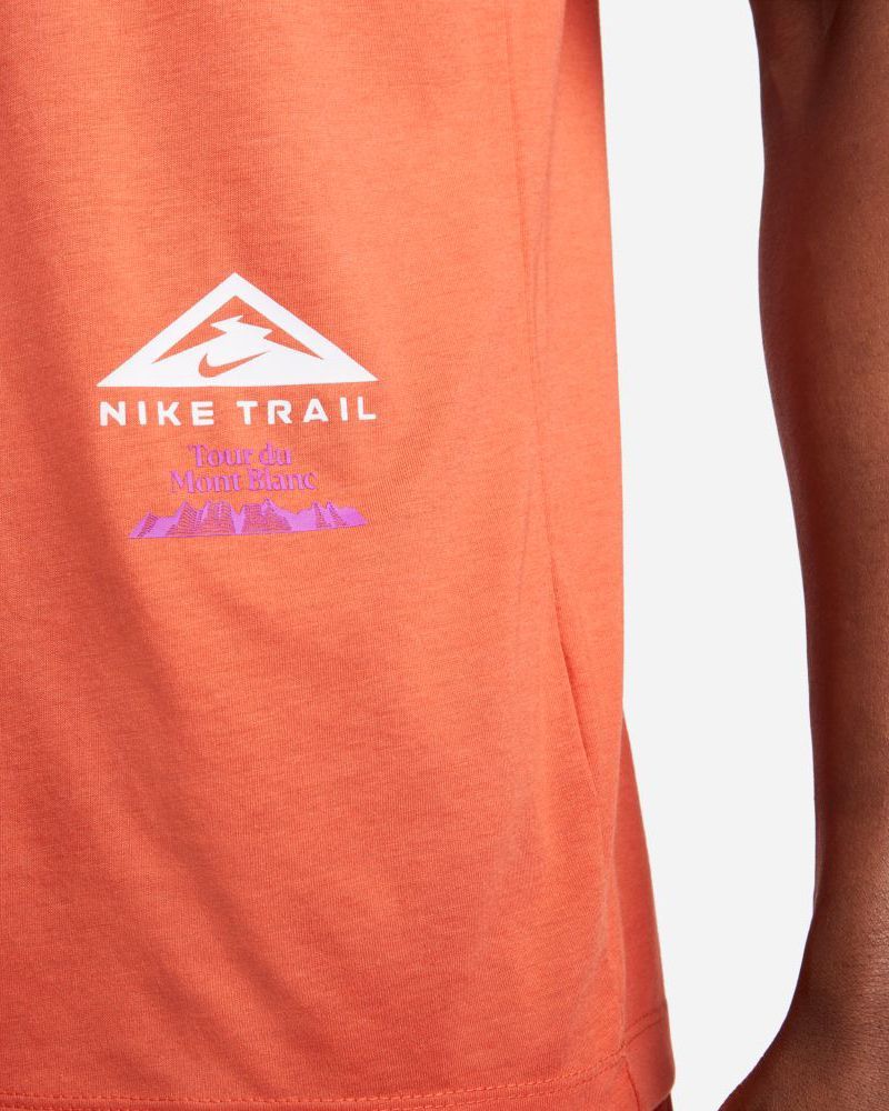 T-shirt de trail Nike Dri-FIT Orange pour homme