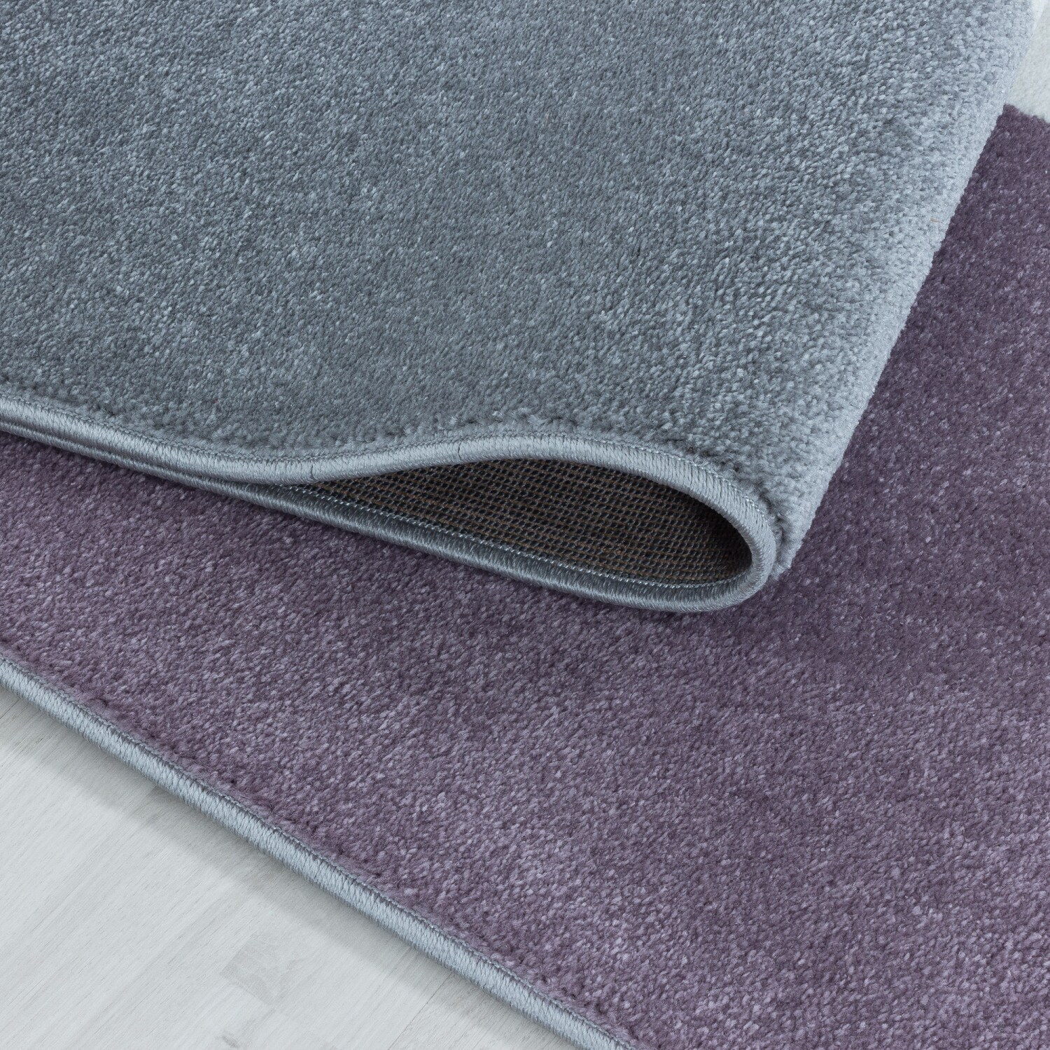 Wunderschöne Kurzflor Teppich, Moderner Designer Teppich rechteckig, Höhe 11 mm