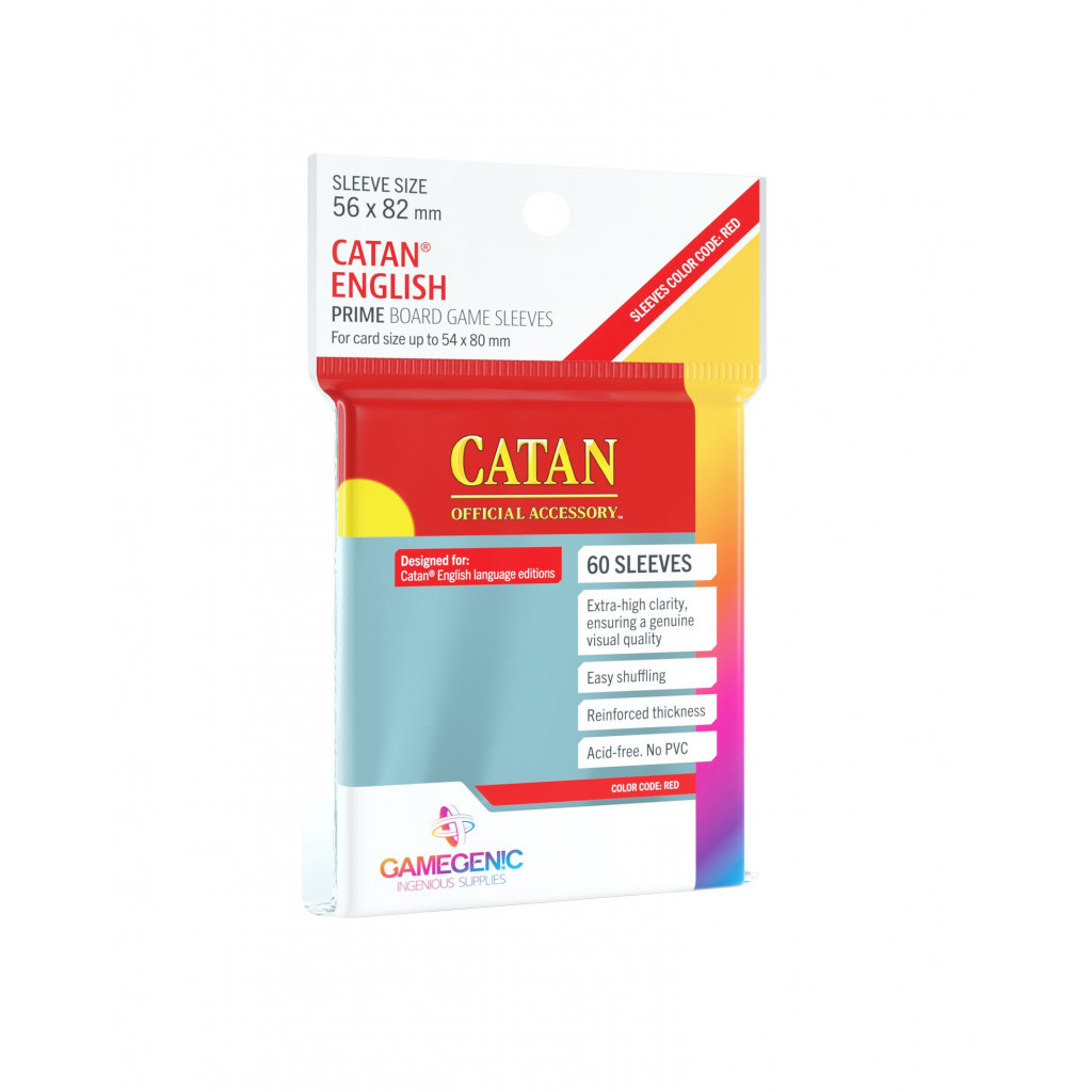 Gamegenic - PRIME - Catan-Sized Sleeves - 56 x 82 mm