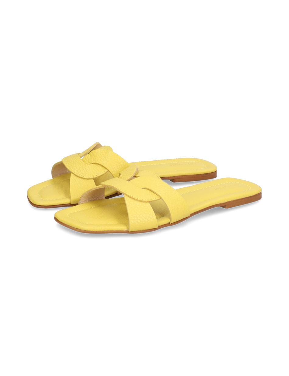 Glattleder Pantoffel