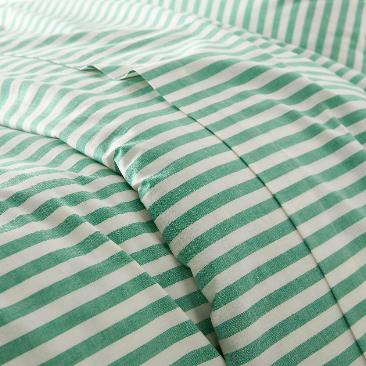 LA REDOUTE INTERIEURS<br>Capa de edredão em algodão, verde, Soizic