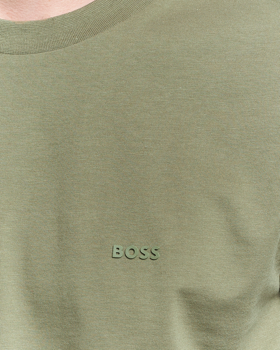 BOSS BLACK Thompson Crew Neck T-Shirt Medium Green