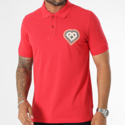 Polo Manches Courtes Rouge