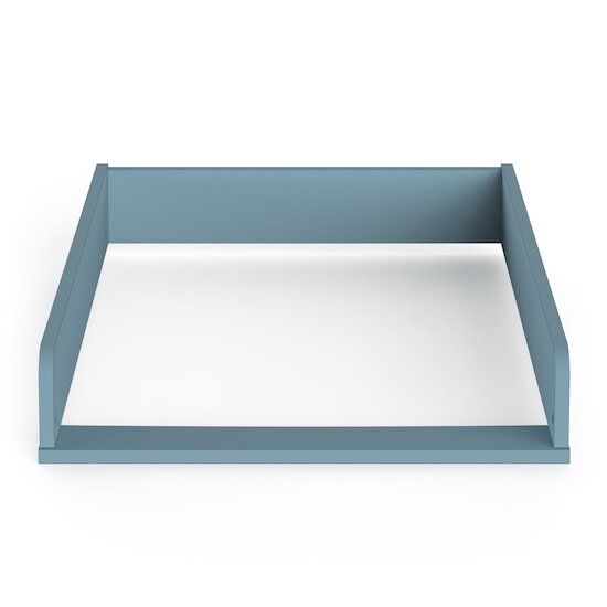 Firmiana Plan à langer pour Commode   Bleu Orage / blanc        de               CBA Meubles