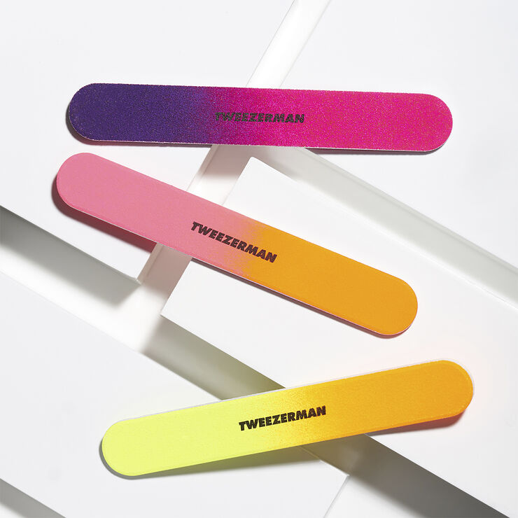 Tweezerman Neglefile neonfarvet