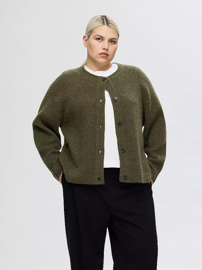 SELECTED FEMME Cardigan SLFLULU  olive