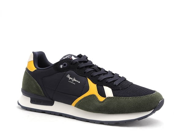 Pepe jeans basses homme brit heritage m bleu