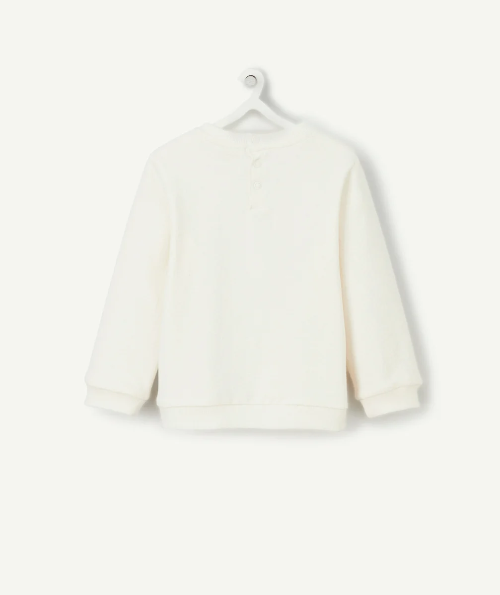 T-SHIRT BÉBÉ GARÇON EN COTON BIO BLANC THÈME MARIN