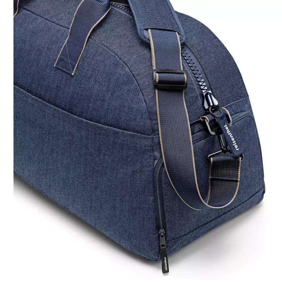 reisenthel travelling overnighter plus - Reisetasche herringbone dark blue