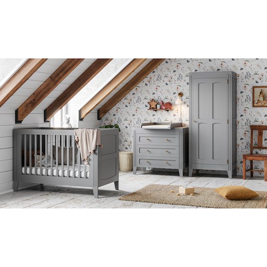 Armoire 1 Porte Milenne   Gris clair        de               Vox