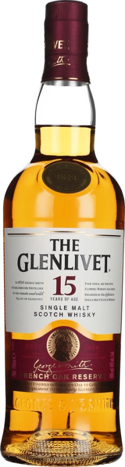 THE GLENLIVET 15 YEARS FRENCH OAK 70CL