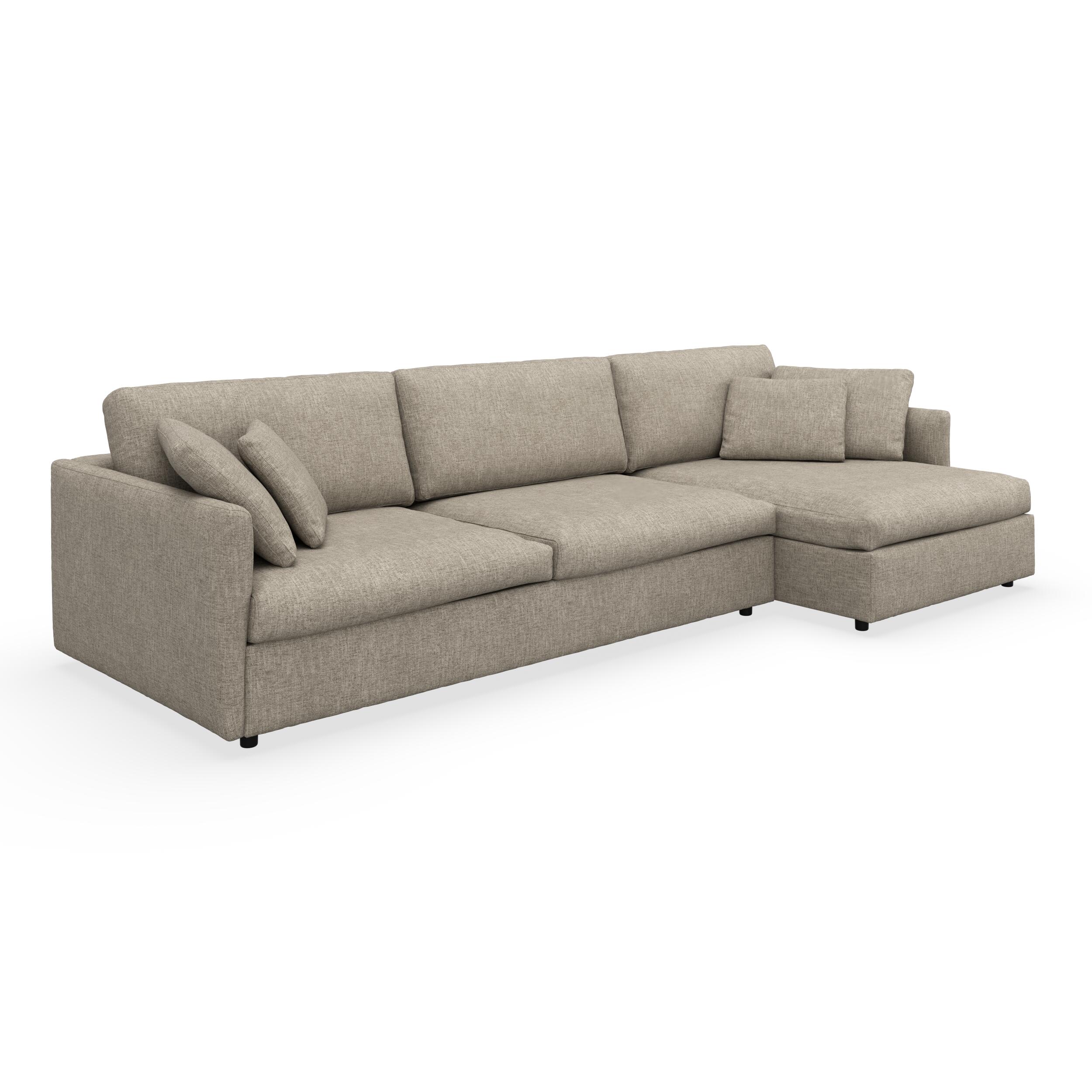 Angolo højrevendt sofa med chaiselong