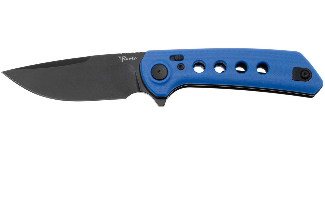 Reate PL-XF PVD Nitro-V, Blue G10, zakmes