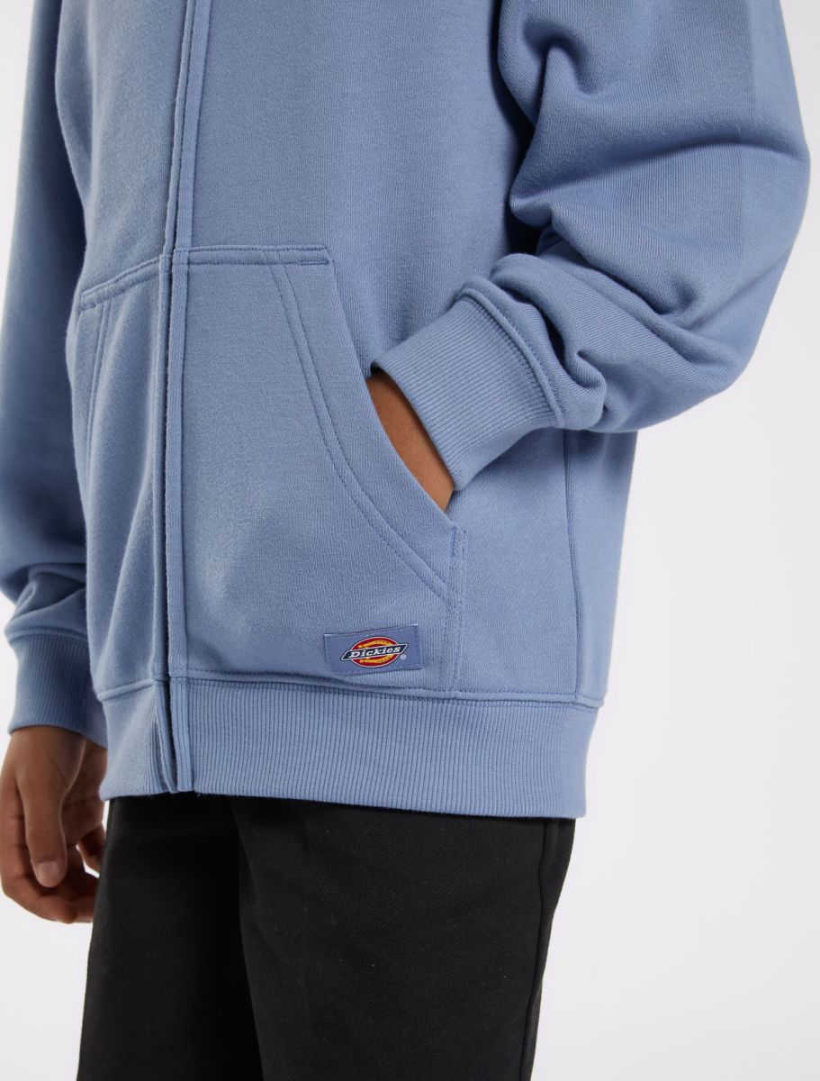Dickies Youth Terry Full Zip Hoodie Country Blue