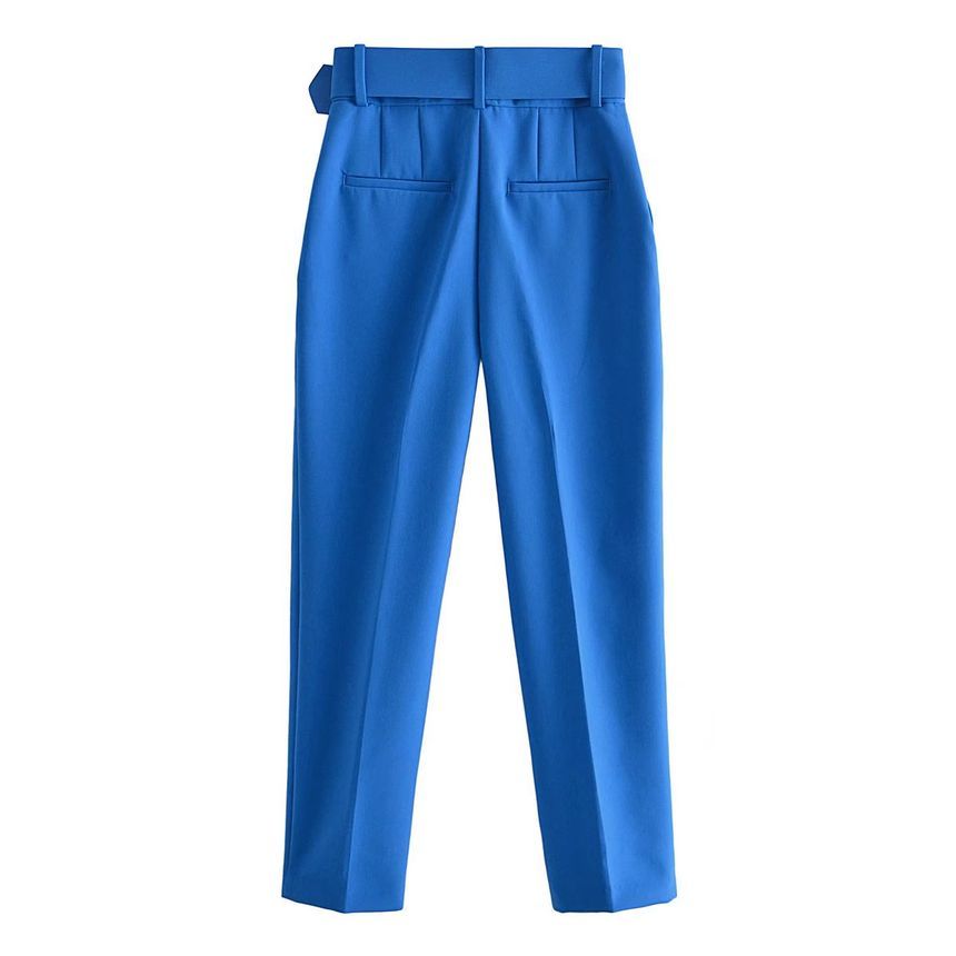 Dewewan - Hoge taille taps toelopende pantalon