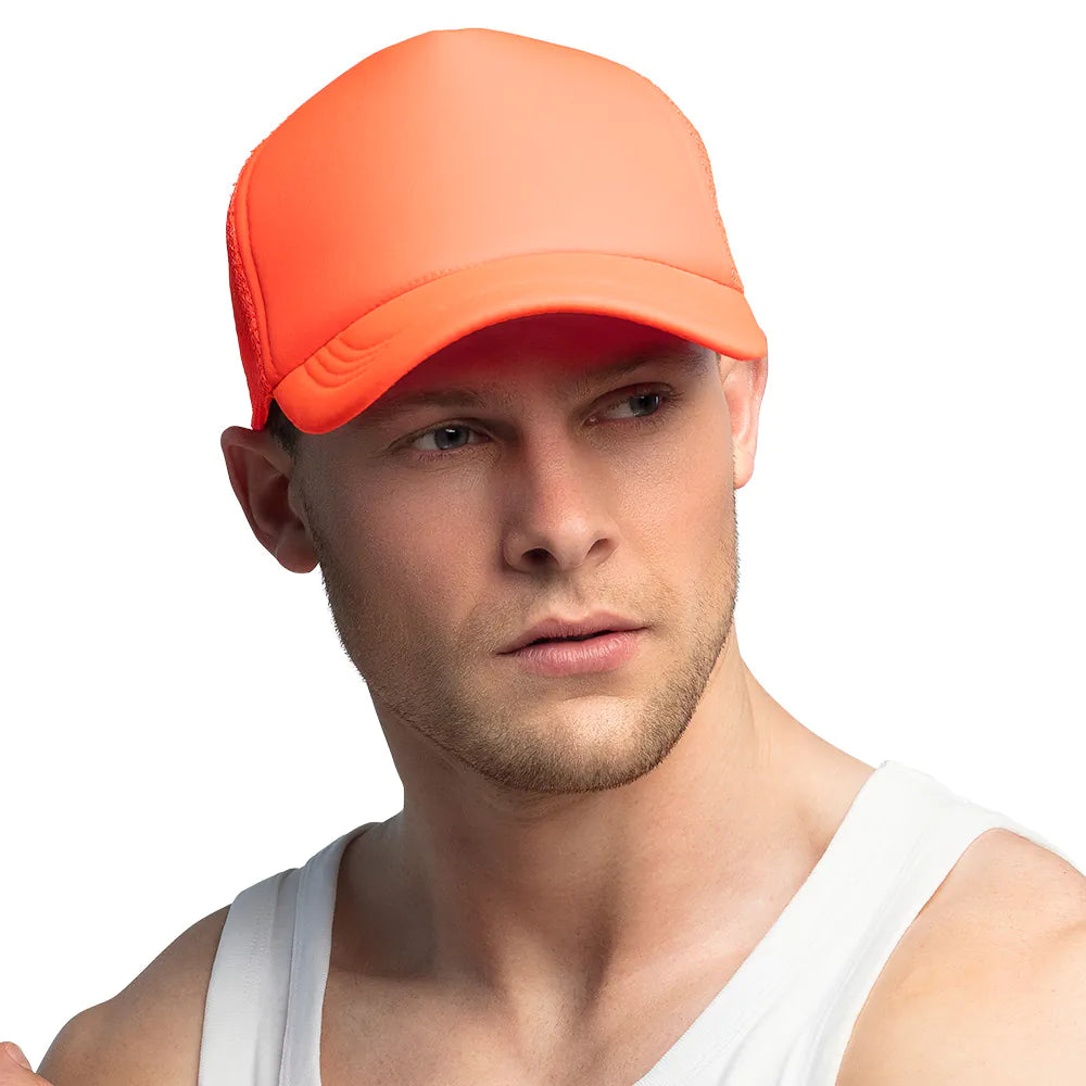 Neon Oranje Pet Verstelbaar