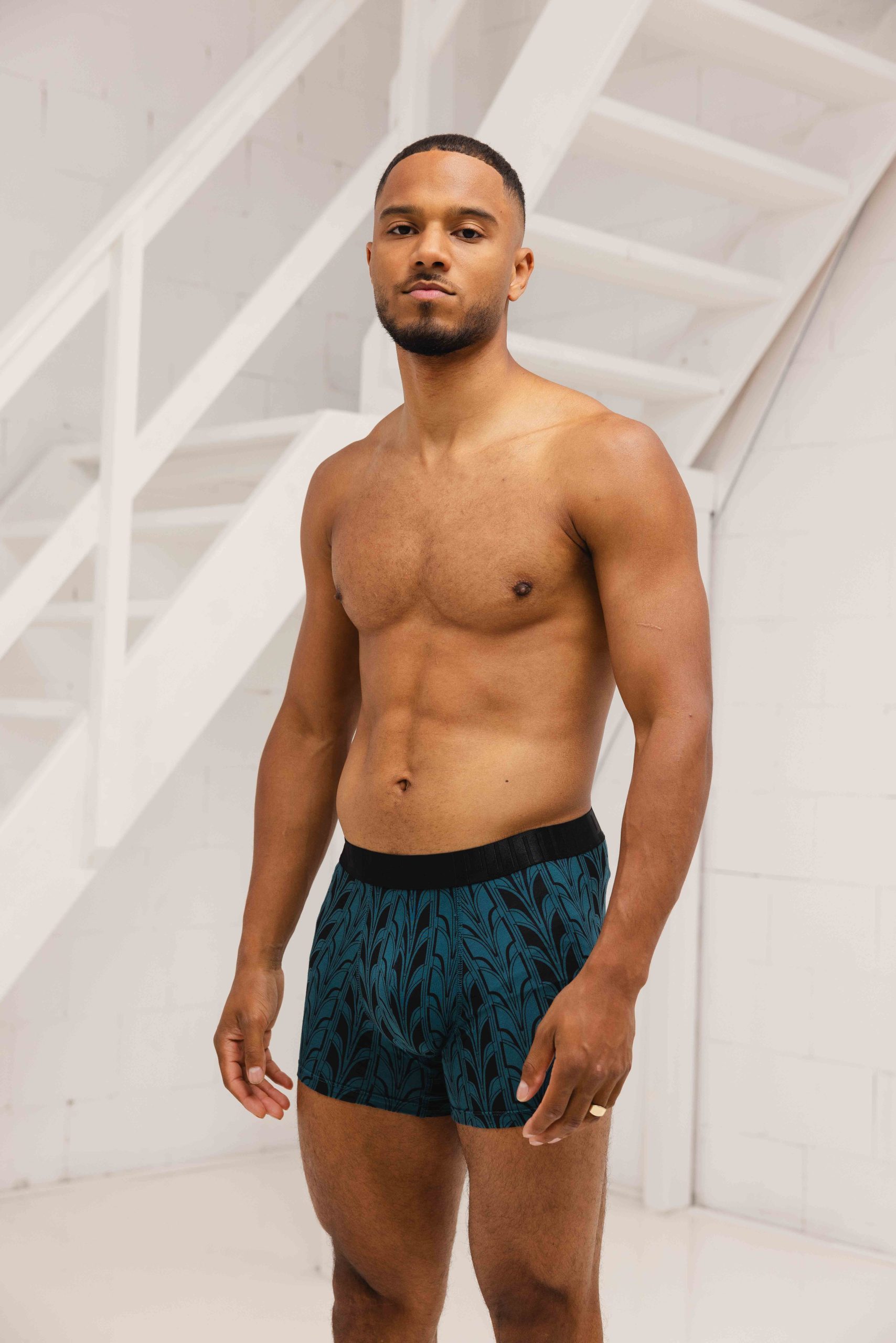 Puma Terrace Print Boxershort 4-Pack Heren Groen