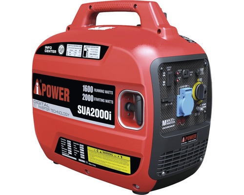 AiPower SUA2000i benzine-omvormergenerator, 2000 W, 1x230V