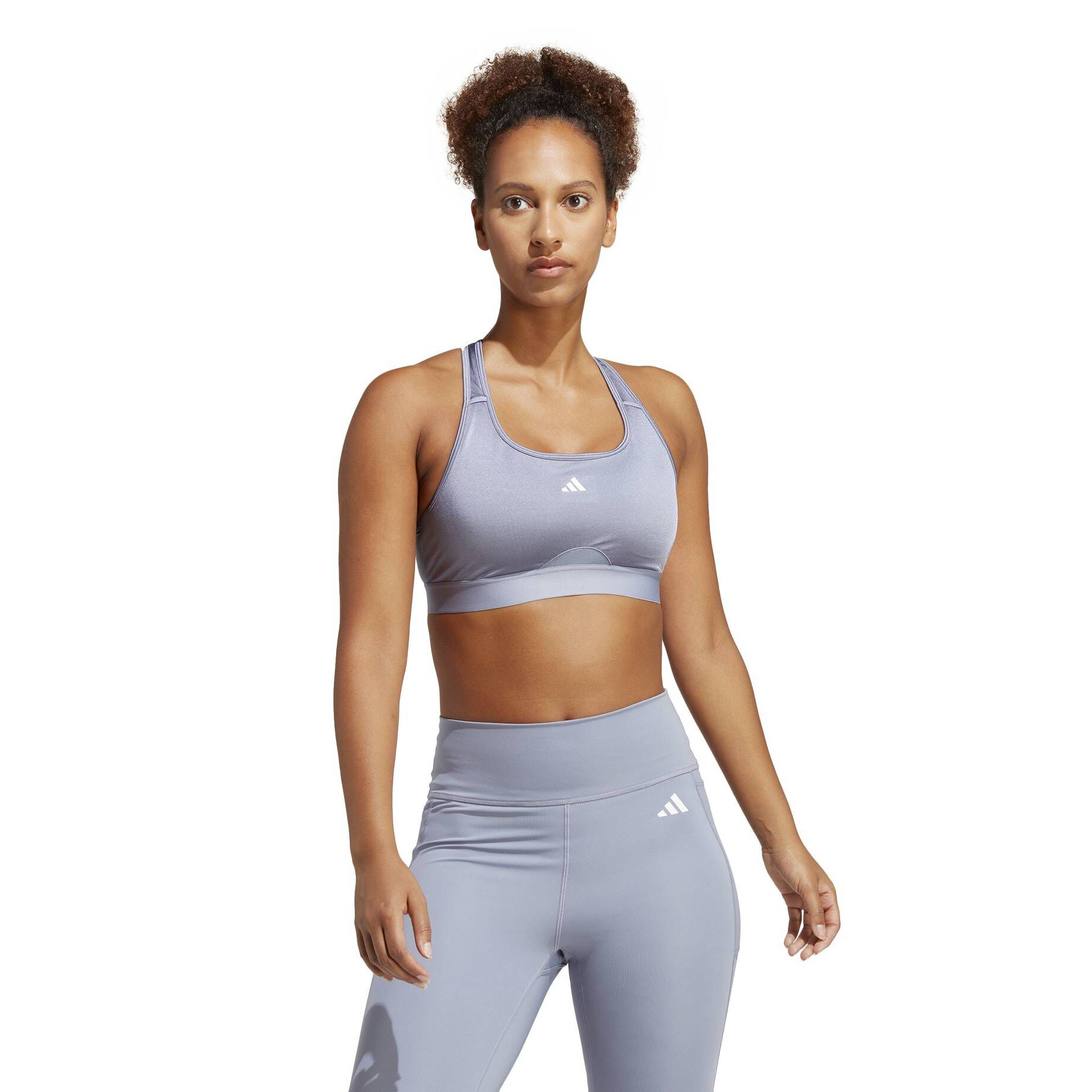 adidas Performance| Damen Sport BH POWERREACT TRAINING Medium-Supptort
