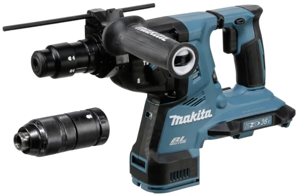 Makita DHR281ZJ - Roterende hammer - ledningfri - 3 tilstande - SDS-plus - 2.8 Joule - intet batteri - 36 V - SOLO