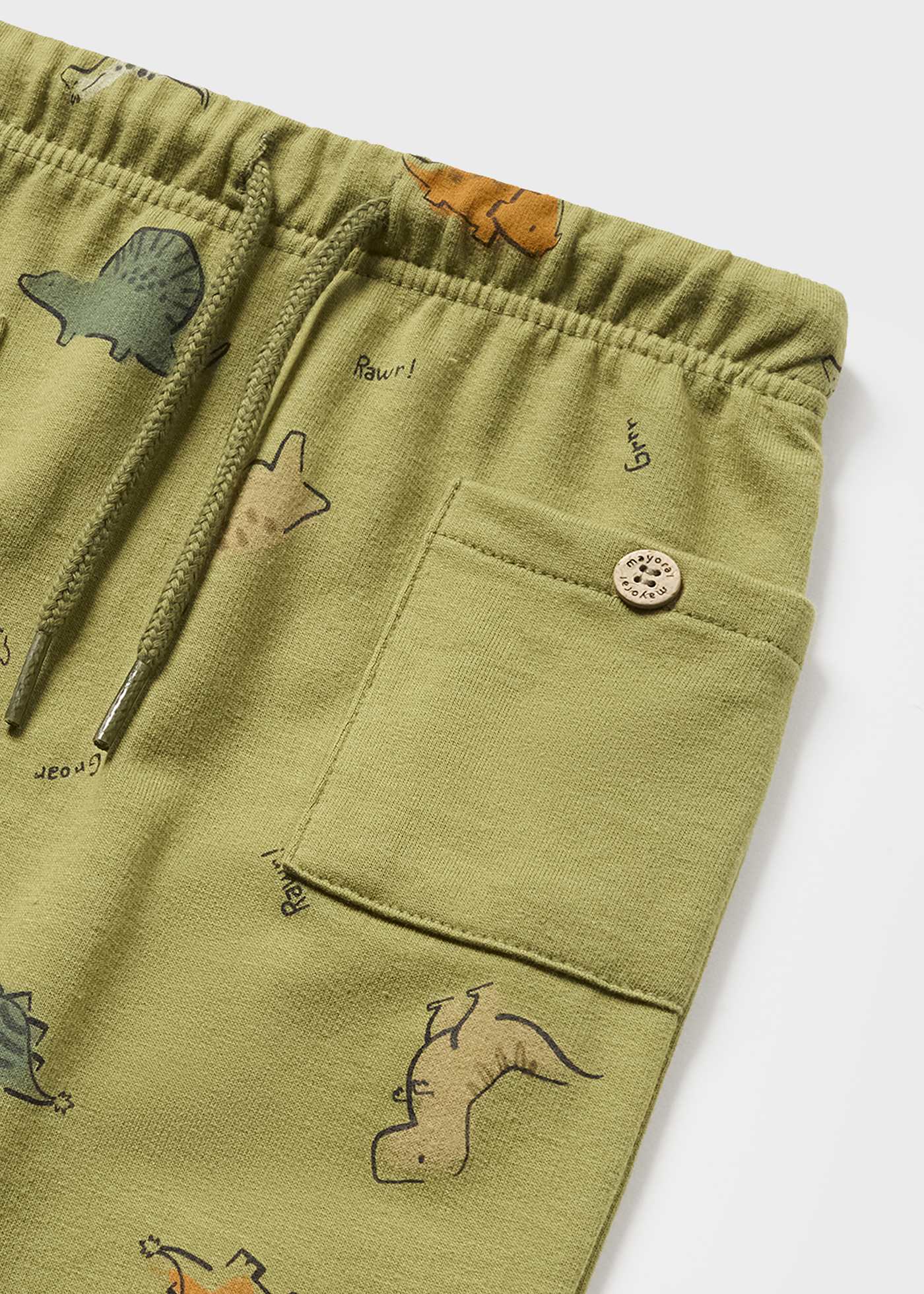 Calça de fato de treino para bebé com padrão estampado