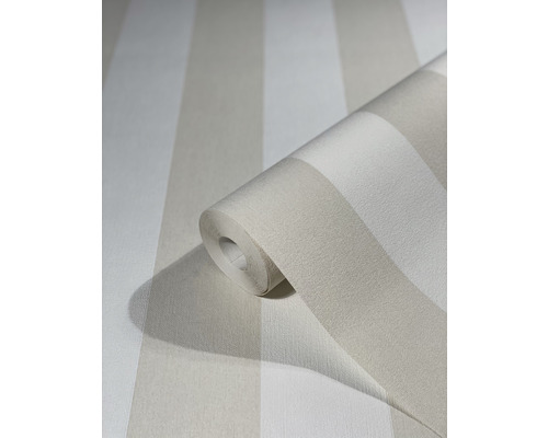 Vliesbehang 82260 Kids Walls strepen beige wit