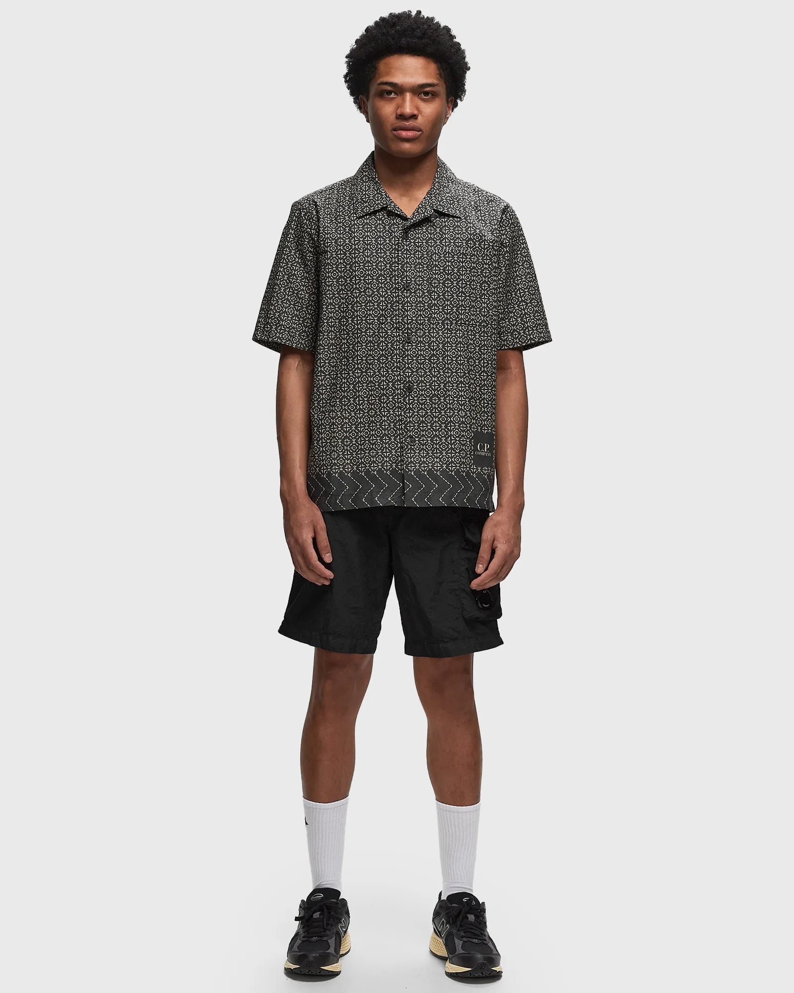 C.P. Company POPELINE ALL OVER BAJA PRINT SHIRTS - SHORT SLEEVE