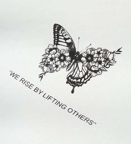 Name It T-Shirt - NkfDane - Bright White m. Schmetterling