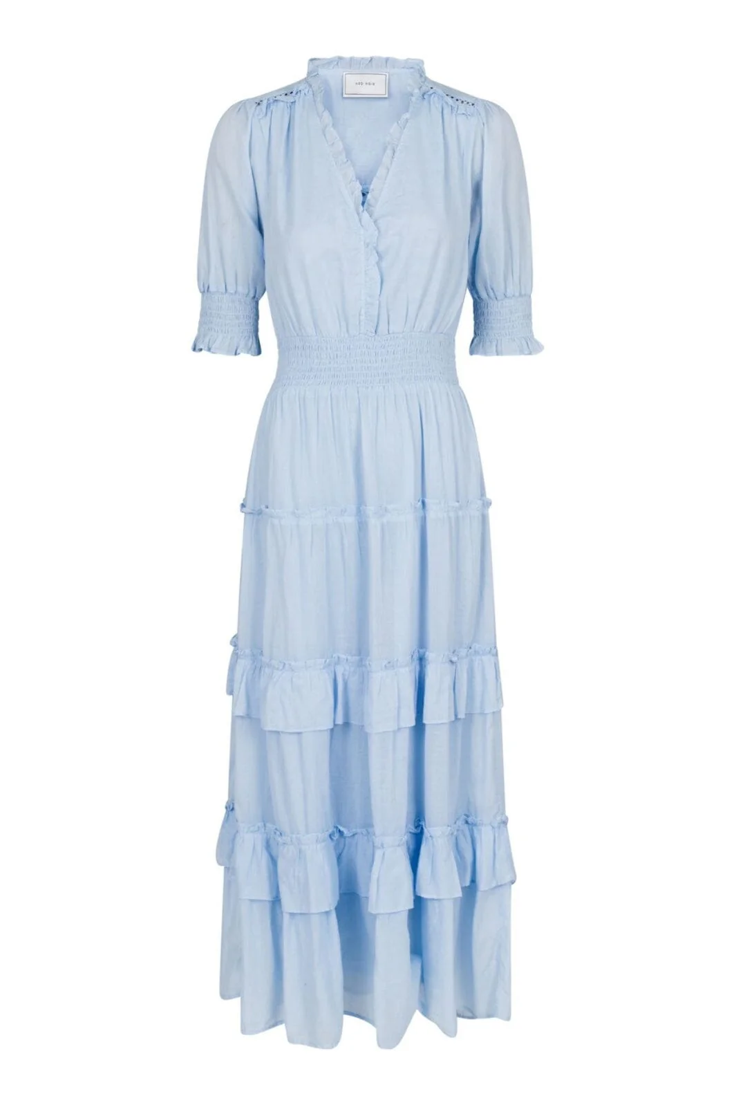 Neo Noir Sophie S Voile Dress light blue