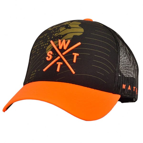 Casquette WATTS TRUCKER CAP TRIBE ORANGE/NEO CAMO