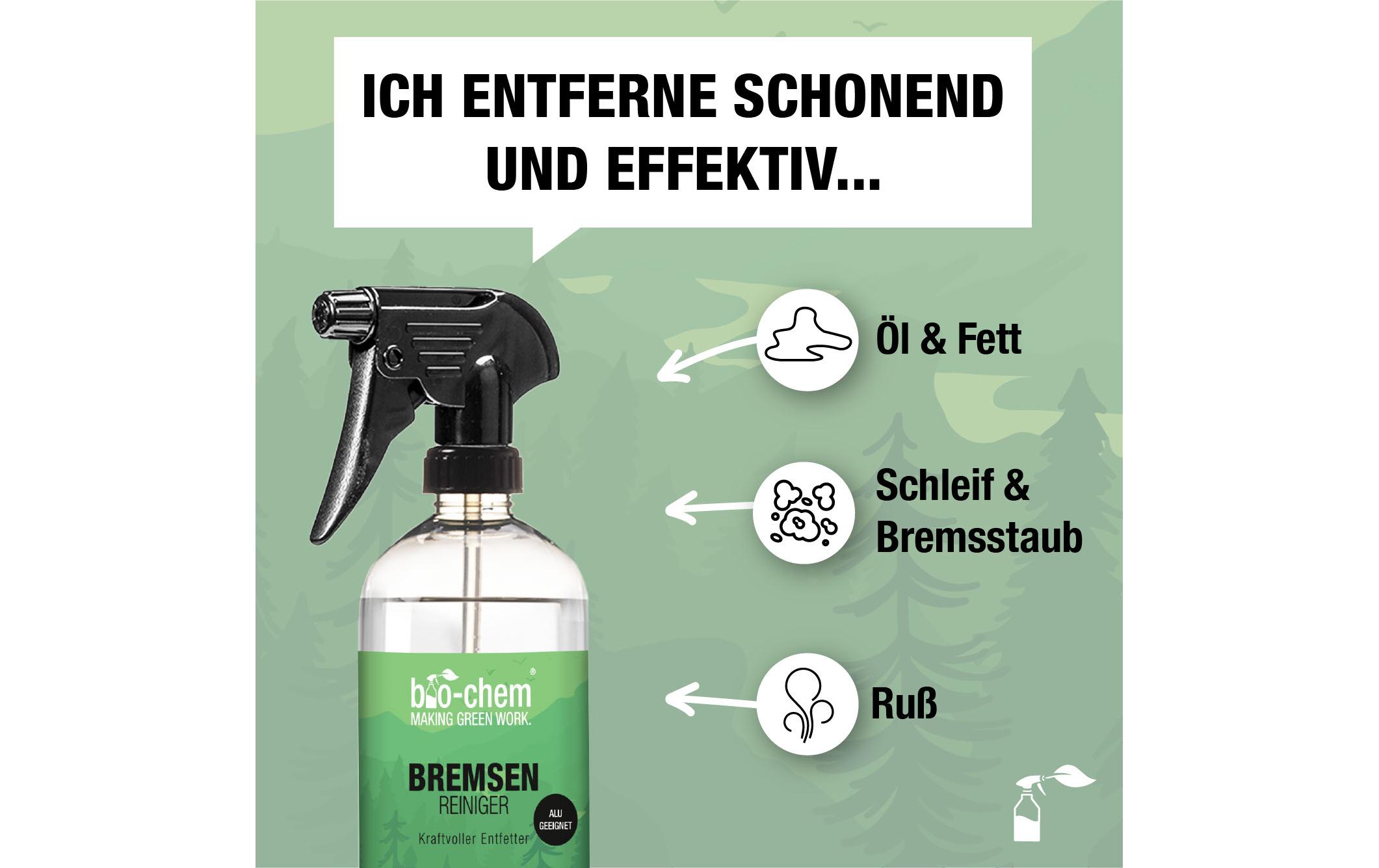 Bremsreiniger 750 mlLeistungsstarker Reiniger und Entfetter für Scheibenbremsen