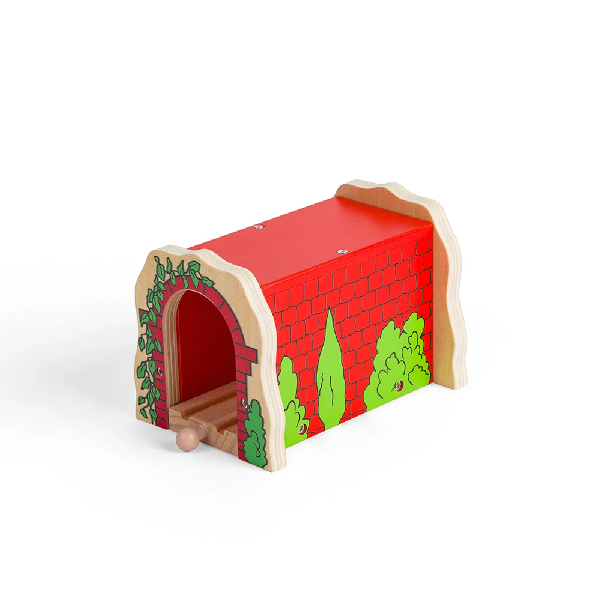 Bigjigs Rail Tunnel Brique Rouge