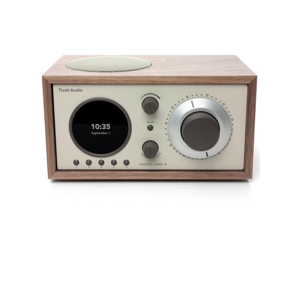 Tivoli Audio Model ONE+, Valnøtt/Beige