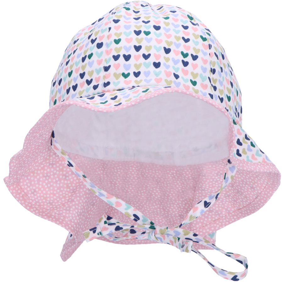 Sterntaler Sonnenhut Herzen weiss