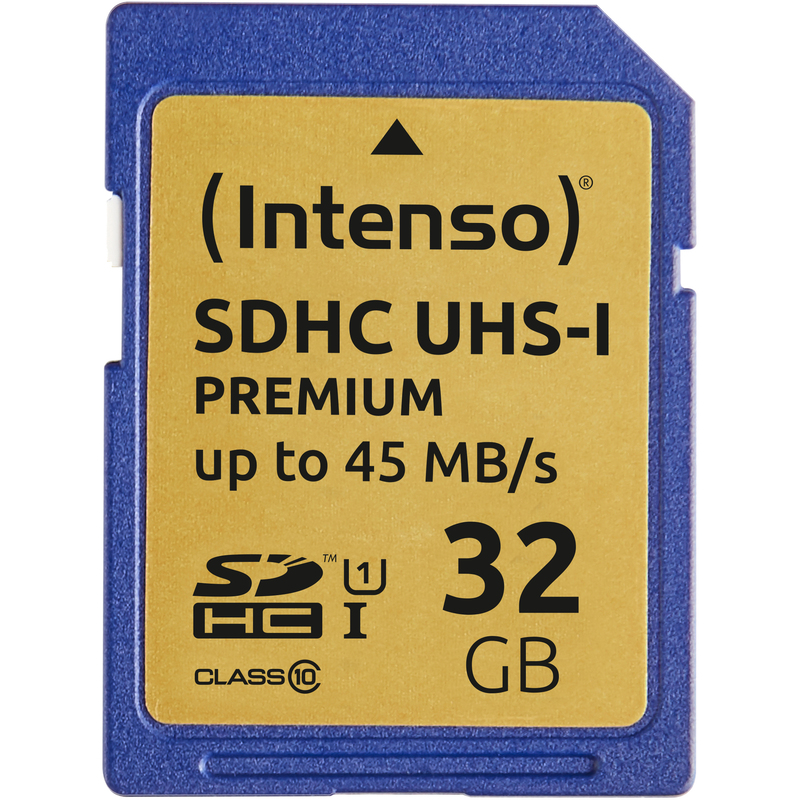 Intenso Speicherkarte SDHC UHS-I Premium, 32 GB, 1 Stück