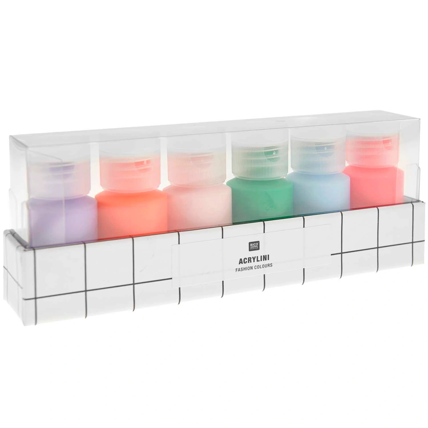 Acryl-Farben ACRYLINI (6x22ml) in fashion colours