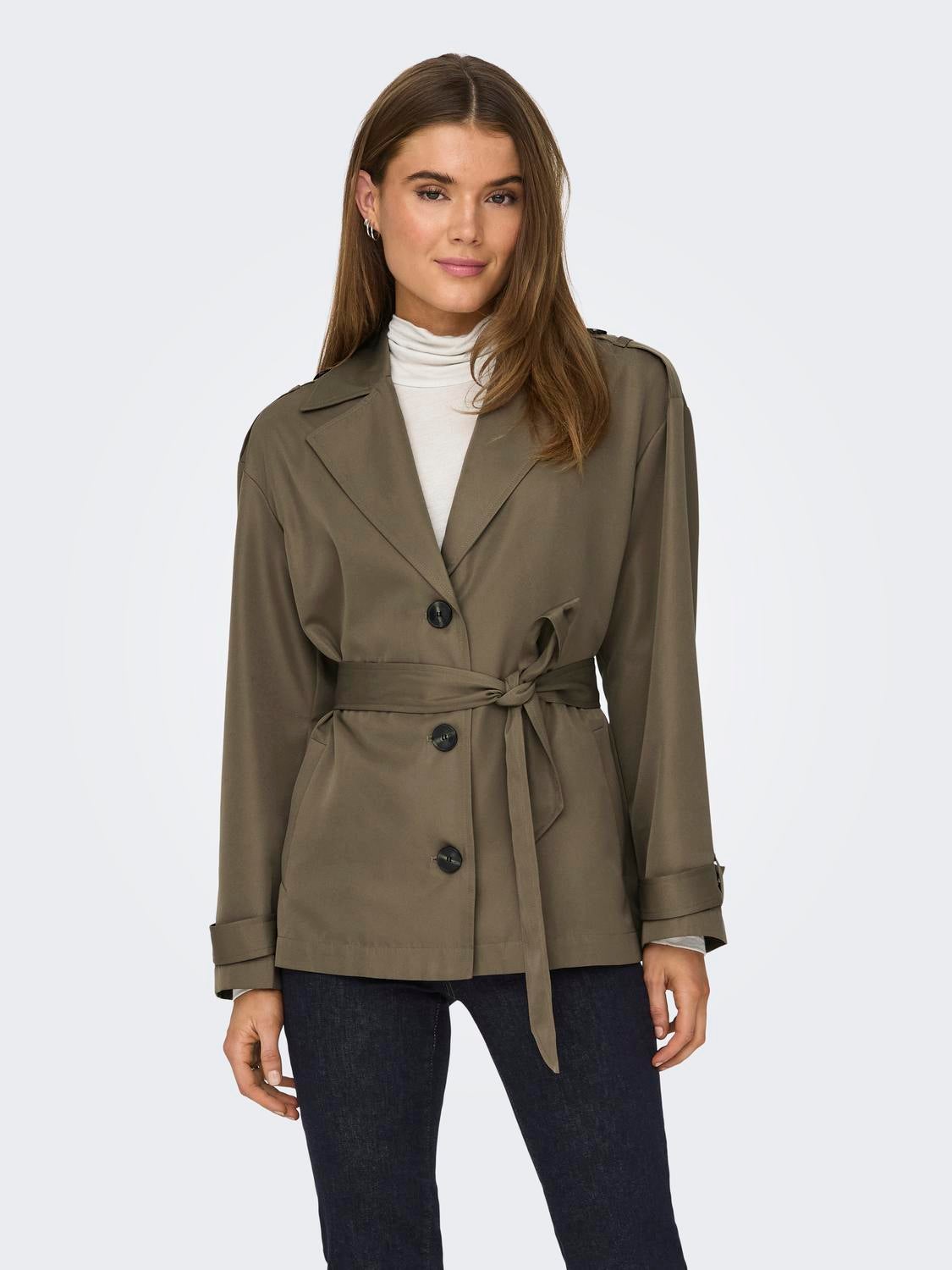 ONLLINE Trenchcoat Walnut