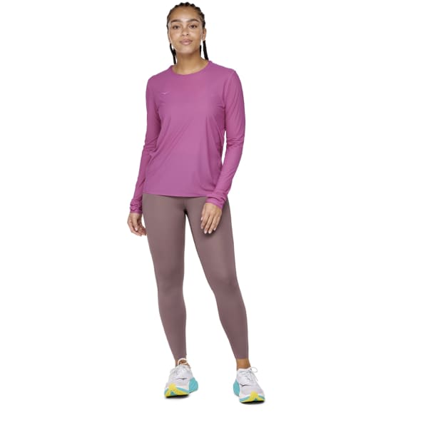 T-shirt trail HOKA ONE ONE AIROLITE RUN LONG SLEEVE W FUSCHIA
