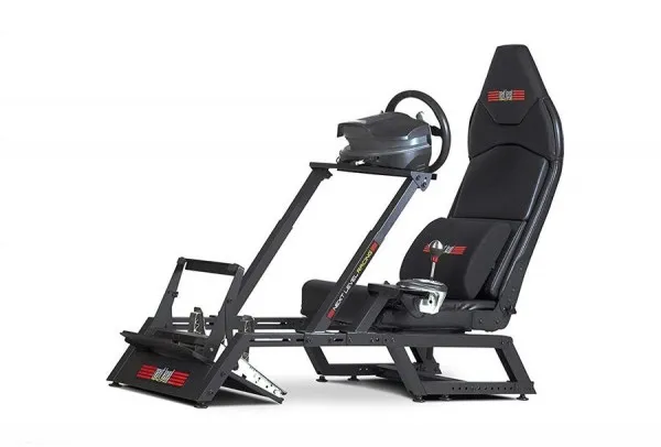 Next Level Racing F-GT - Racersimulationscockpit - mat sort